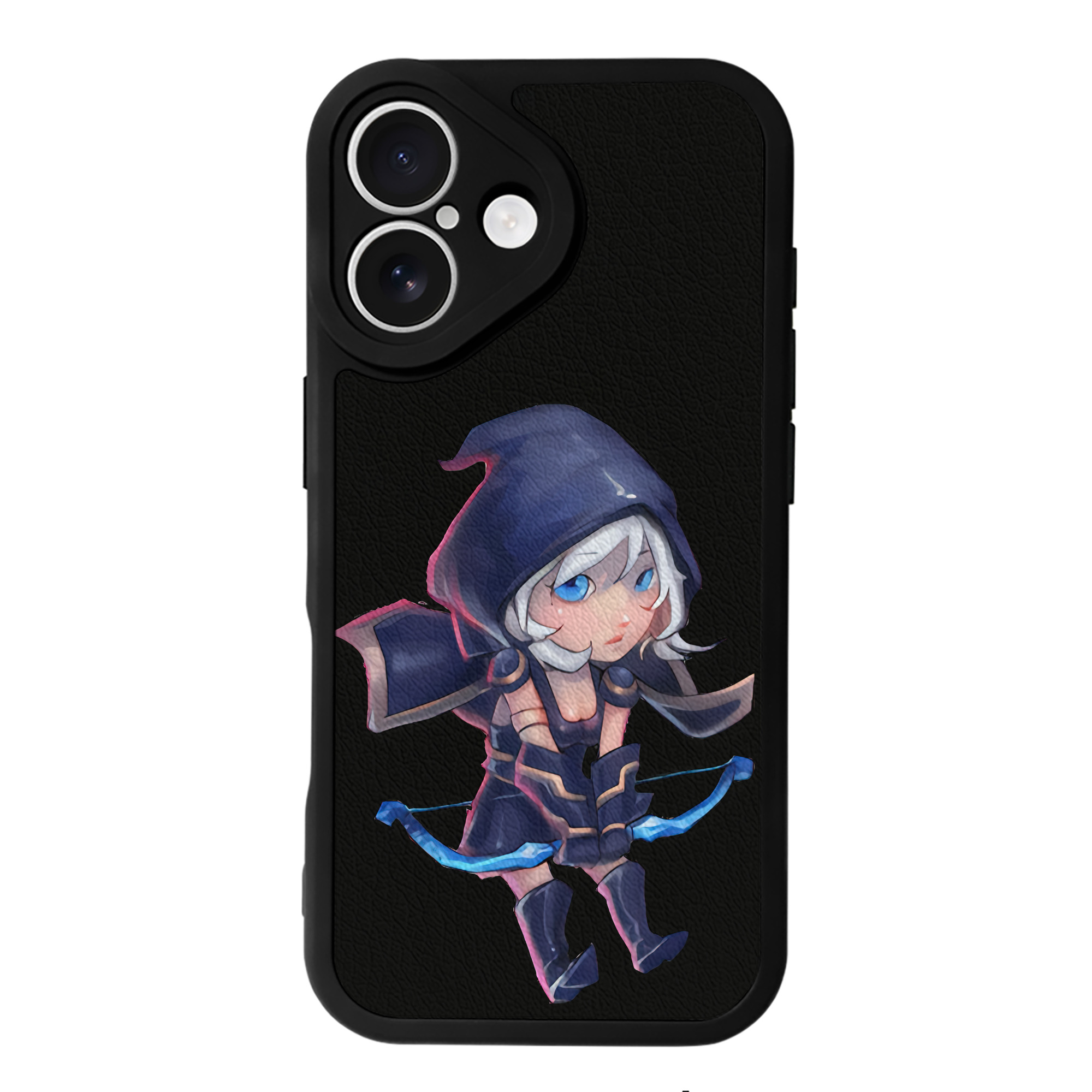 （画像用） リーグ・オブ・レジェンド League of Legends LOL 【iPhone 16シリーズ対応】シリコンスマホケース（レザー調） 材質：シリコン